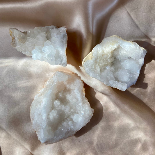 Klar Kvarts Geode | Sukkerkvarts
