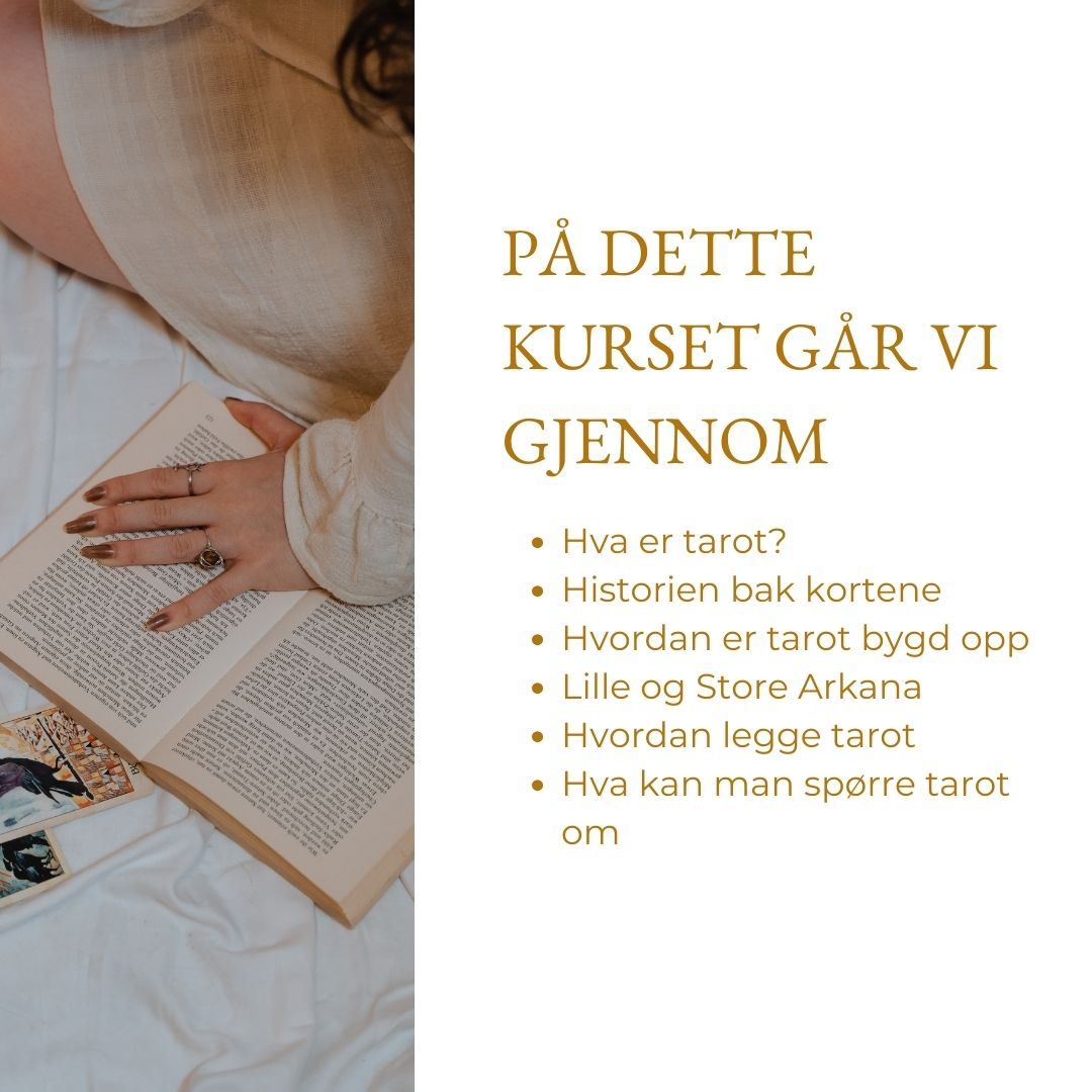Tarot Kurs | Tarot Nybegynnerkurs | Tarot Nivå 1 | 3.mars 2024-the-feelgood-shop