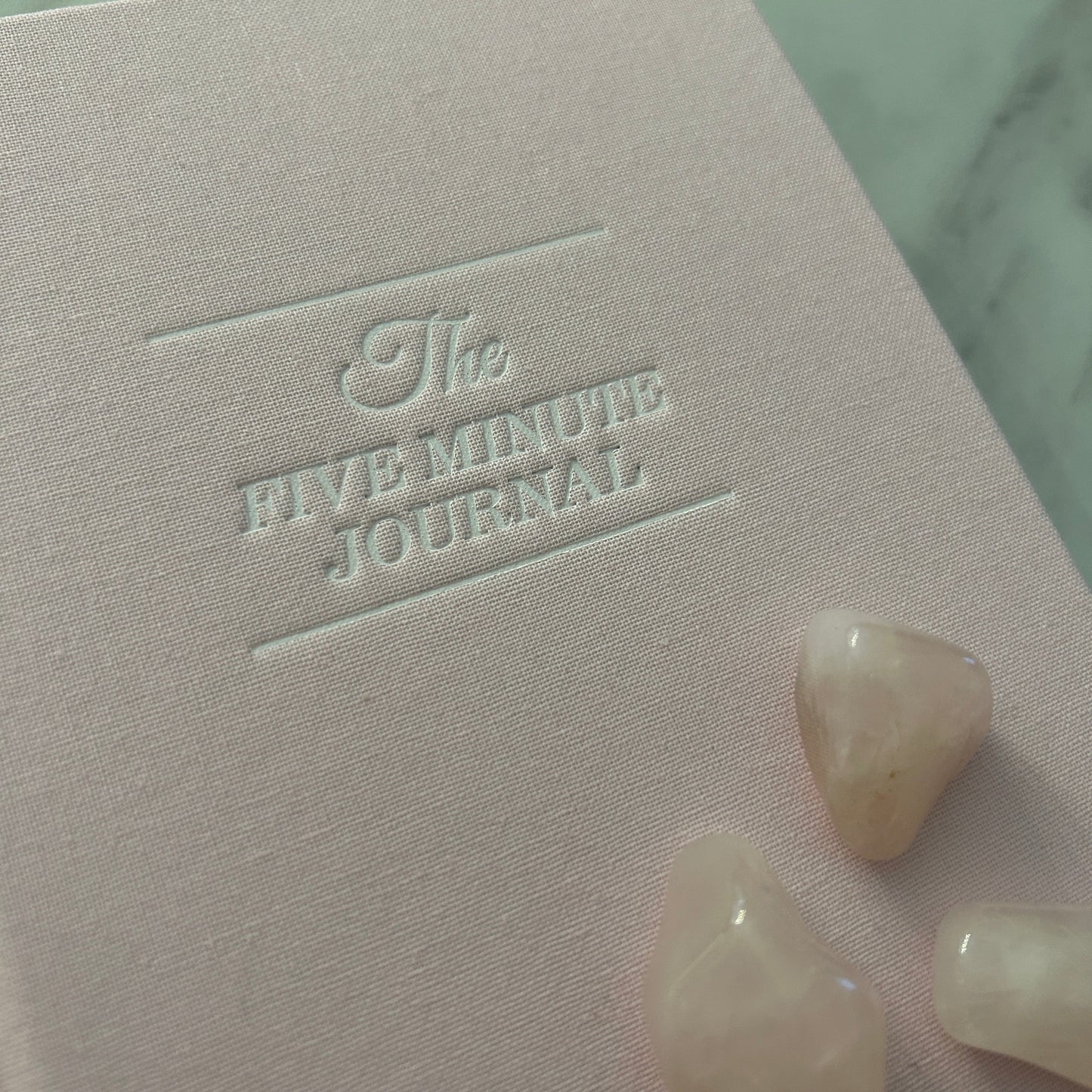 The Five Minute Journal - Blush | Takknemlighetsdagbok-the-feelgood-shop