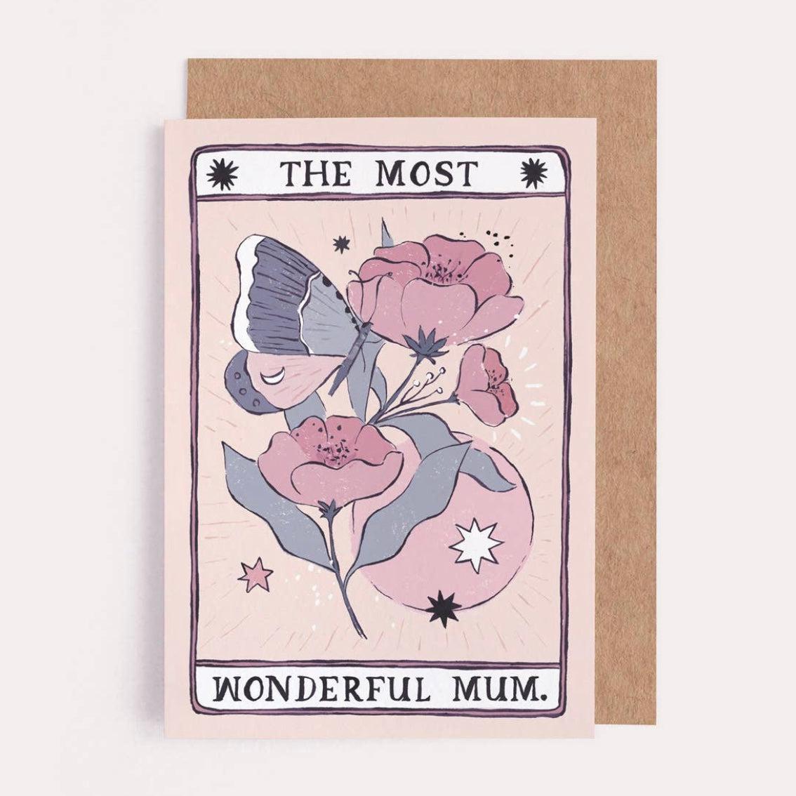 The Most Wonderful Mum | Gratulasjonskort | Mamma-the-feelgood-shop