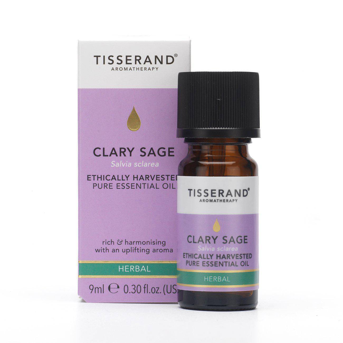 Tisserand Clary Sage Eterisk Olje 9 ml-the-feelgood-shop