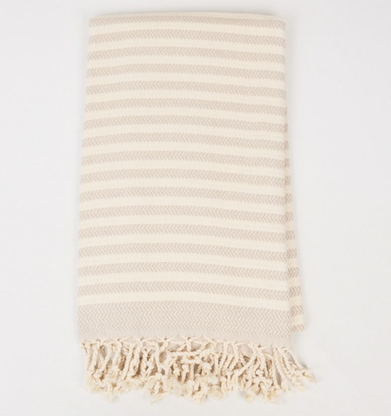 Håndvevd tyrkisk hammam/peshtemal håndkle