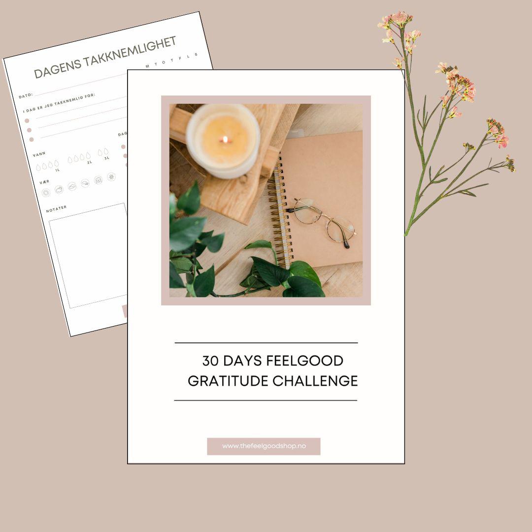 WORKBOOK Takknemlighet - 30 days of gratitude-the-feelgood-shop