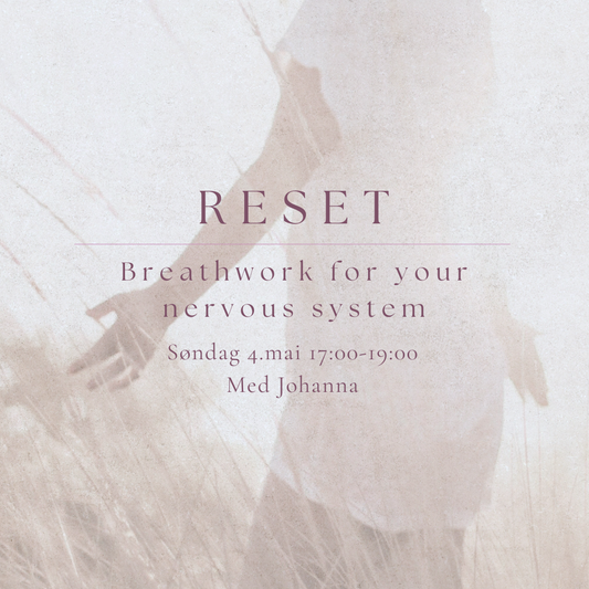 Utsolgt! RESET | Breathwork for Your Nervous System | søndag 4.mai 17:00-19:00